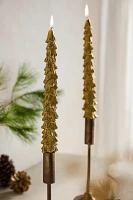 Tree Unscented Taper Candles, Set of 2