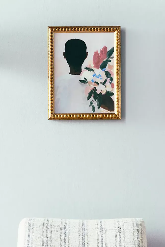 A Man and His Flowers Wall Art