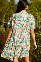 Ro's Garden Vibeka Ruffle Mini Dress