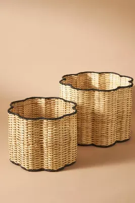 Tulip Baskets, Set of 2