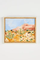 Desert Cactus Flowers Wall Art