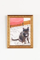 Cat with Pink Chair Wall Art