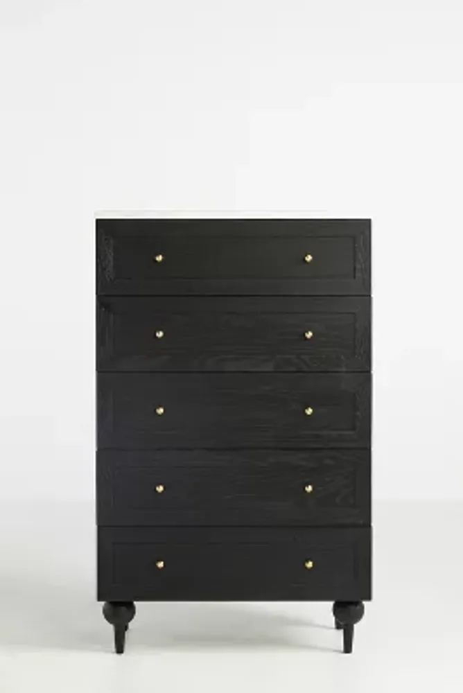 Fern Storage Cabinet by Anthropologie in Black