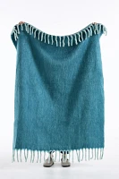 Cozy Cocoon Fringed Throw Blanket