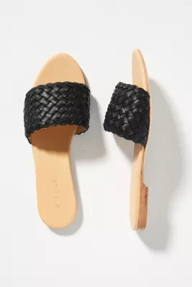 Nisolo Isla Woven Slide Sandals