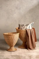 Rattan Urn