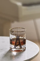 Bistro Tile Monogram Old Fashioned Glass