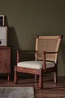 Amber Lewis for Anthropologie Bouclé Accent Chair