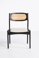 Zoey Caned Armless Dining Chair