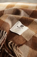 Carmello Plaid Merino Wool Throw