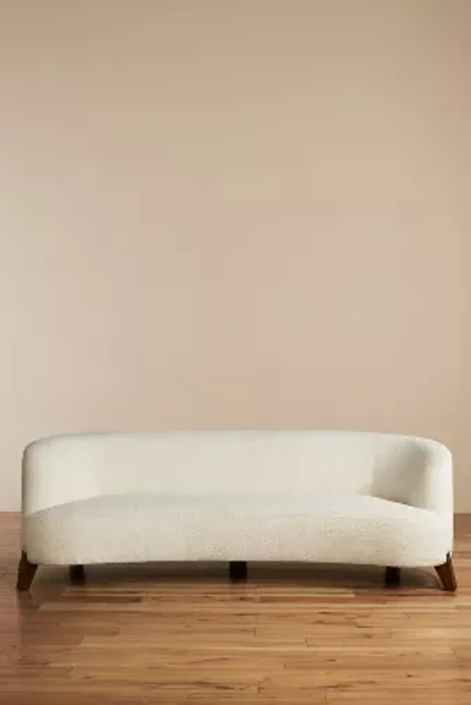 Amber Lewis for Anthropologie Bouclé Sofa