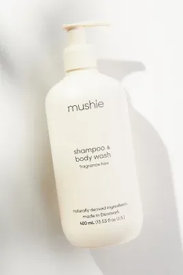 Mushie Fragrance-Free Baby Shampoo & Body Wash