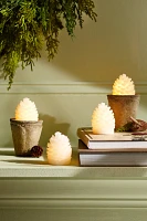 LED Pine Cones, Set of 4