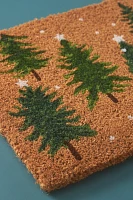 Snowy Forest Doormat