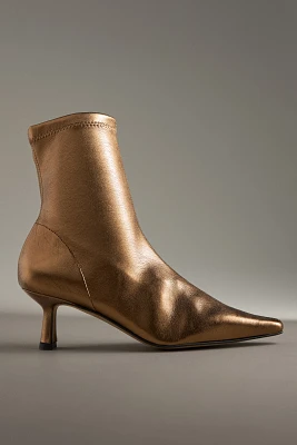 Angel Alarcon Pointed-Toe Kitten-Heel Boots