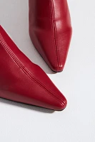 Angel Alarcon Pointed-Toe Kitten-Heel Boots