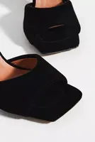 Maeve Puffy Ankle-Strap Heels
