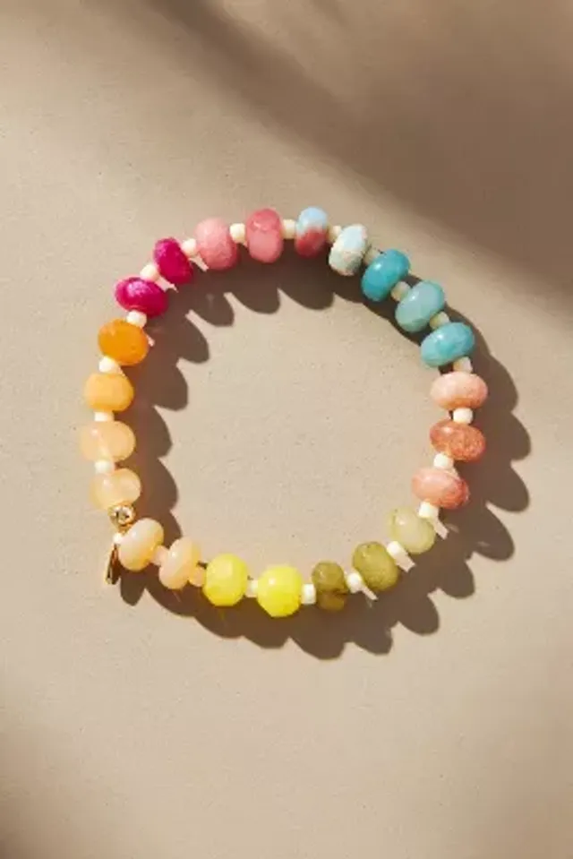 Sunset Adjustable Beaded Bracelet