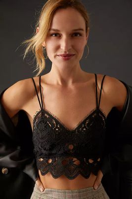 The Viviette Lace Bra Top By Anthropologie