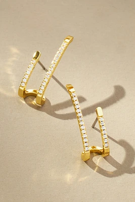 Uncommon James Double Vision Ear Climber Earrings