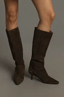 By Anthropologie Knee-High Pointed-Toe Boots