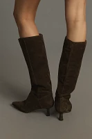 By Anthropologie Knee-High Pointed-Toe Boots