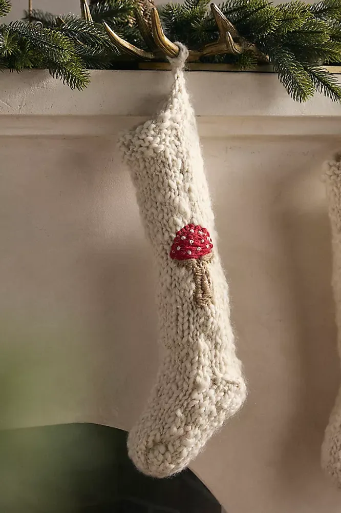 Chunky Knit Holiday Icon Stocking