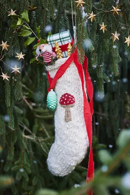 Chunky Knit Holiday Icon Stocking
