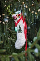 Chunky Knit Holiday Icon Stocking