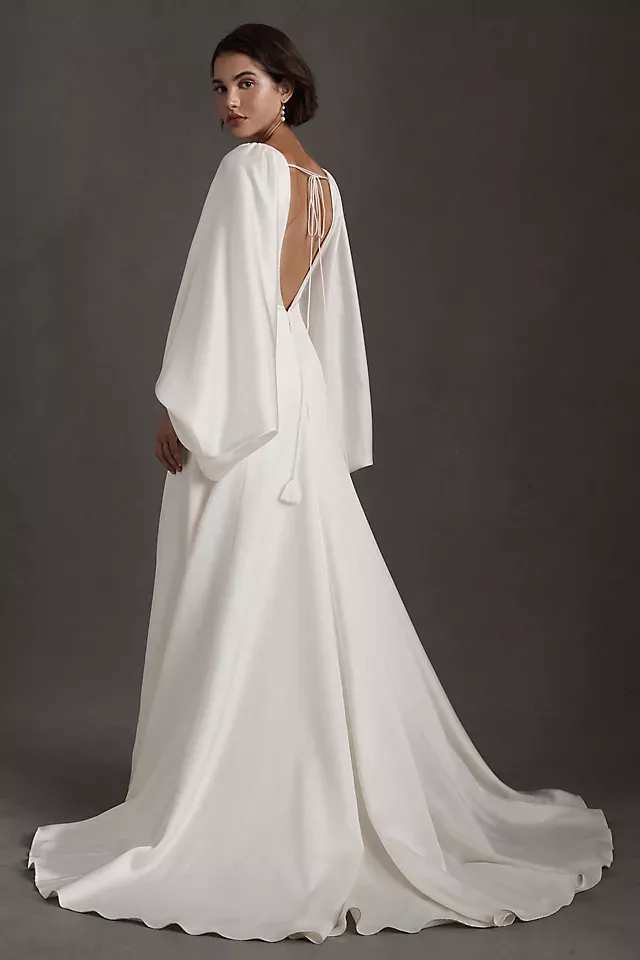 Willowby by Watters Olena Long-Sleeve Lace Wedding Gown