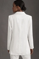 Daughters of Simone Margaux Satin Jacquard Bridal Jacket