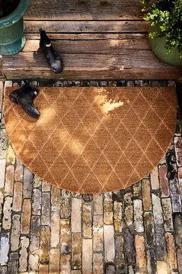Trellis Half Moon Doormat