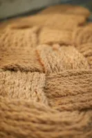 Knot Weave Half Moon Doormat