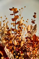 Preserved Salal, Phalaris + Flax Pod Bouquet