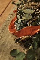 Preserved Eucalyptus + Flax Garland