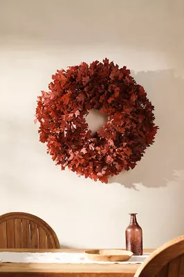 Preserved Maple Leaf Wreath