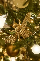 Gilded Bee Ornaments, Set of 2