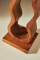 Wavy Wood Wine Rack