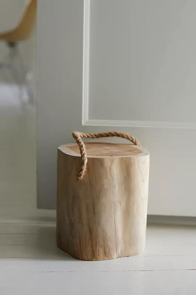 Teak Doorstop