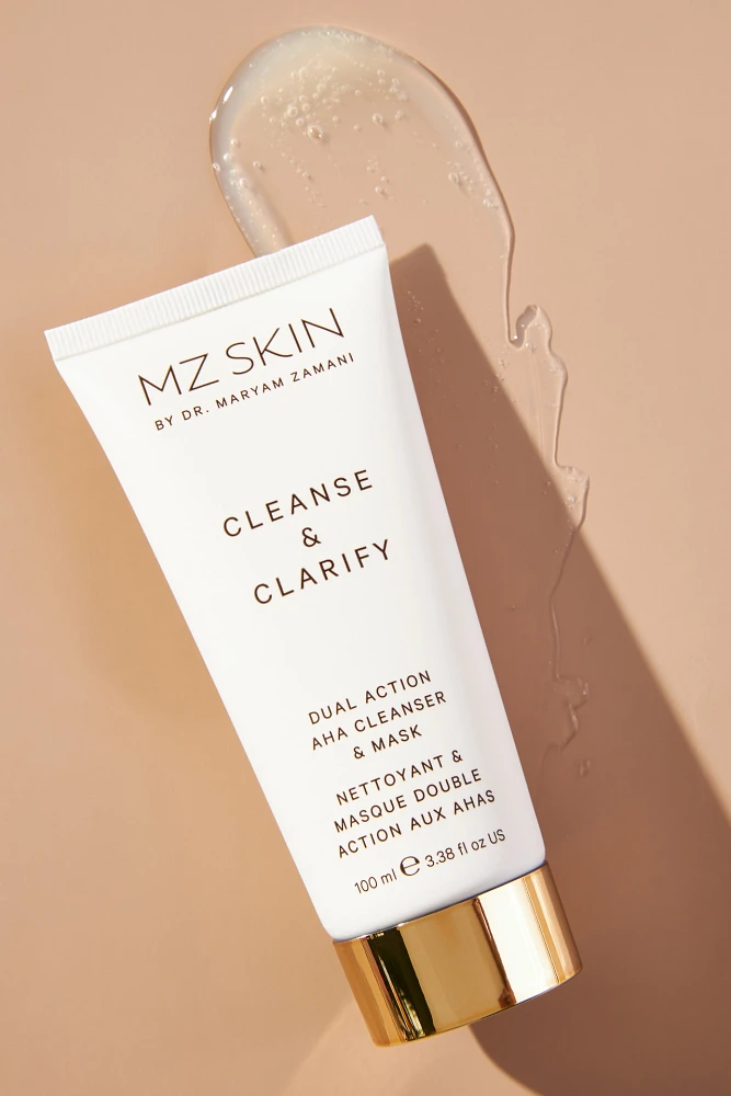 MZ Skin Cleanse & Clarify Dual Action AHA Cleanser & Mask