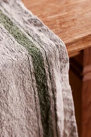 Lithuanian Linen Runner, Green Stripe