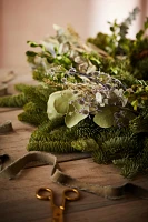 Preserved Fir, Boxwood + Eucalyptus Wreath