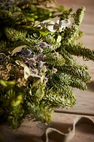 Preserved Fir, Boxwood + Eucalyptus Wreath