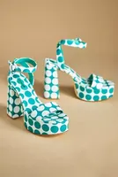 Larroudé Dolly Polka Dot Heels