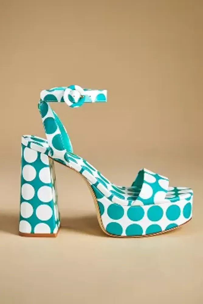 Larroudé Dolly Polka Dot Heels