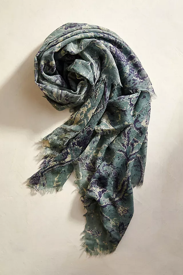 Grey Silk Scarf Silver Scarf Raw Silk Scarves Elegant Gray 