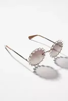 Lele Sadoughi - Crystal Elton Sunglasses