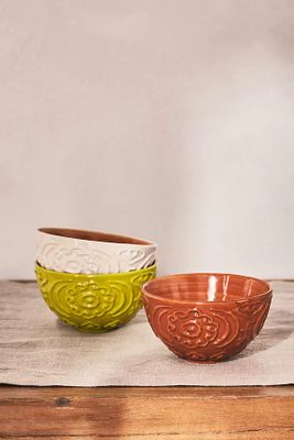Williams Sonoma Rustic Ceramic Cereal Bowls, Set of 4, Ivory