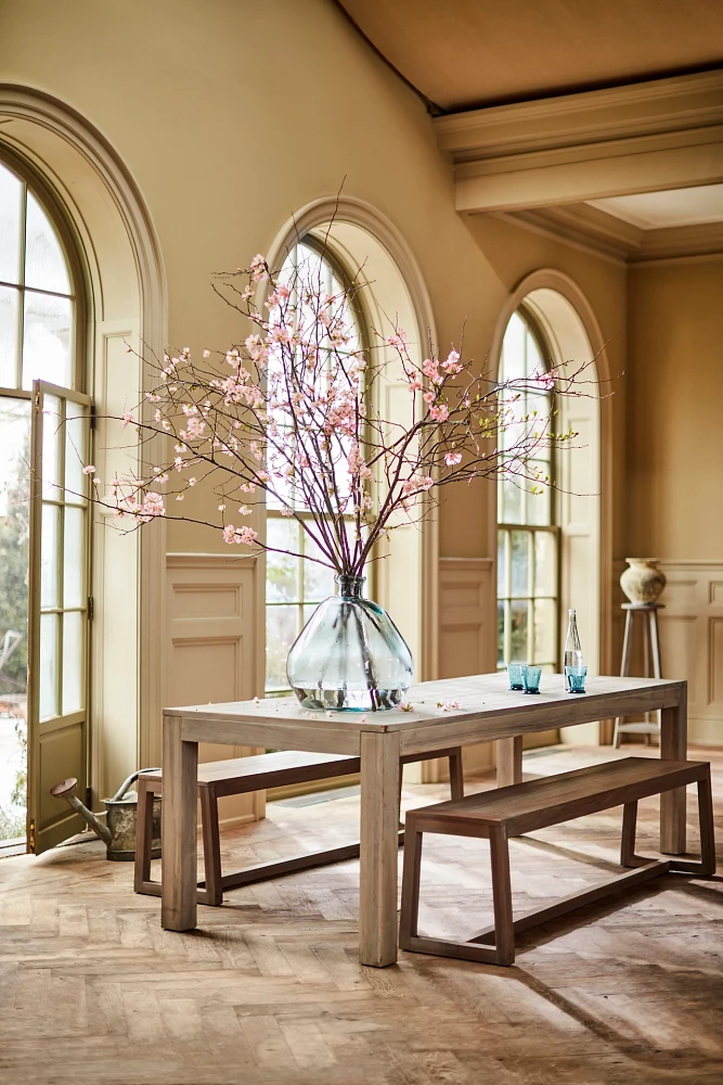 Knoll Slatted Teak Dining Table