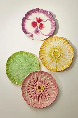 Lilypad Side Plates, Set of 4